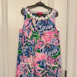 Lilly Pulitzer Girls Little Lilly Knit Shift Dress (Size M)